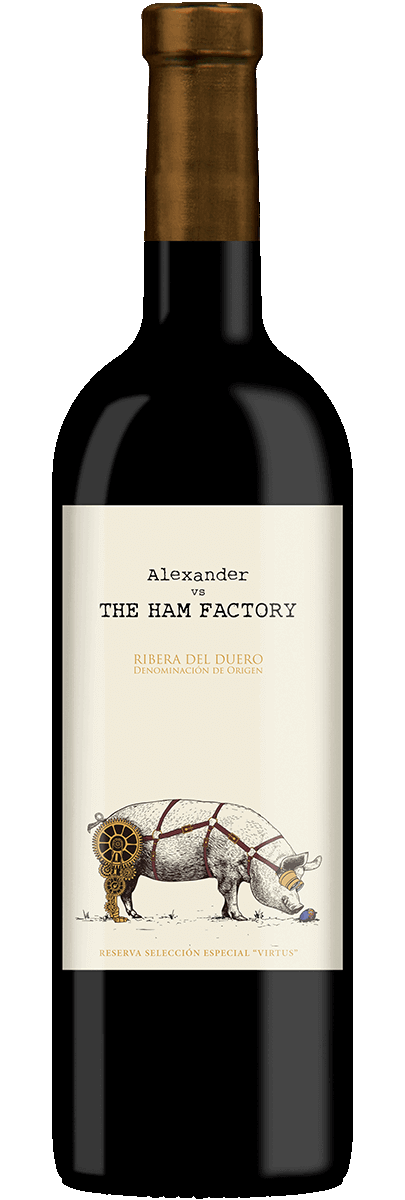 Image of Casa Rojo Alexander vs The Ham Factory Reserva Ribera del Duero DO 2014