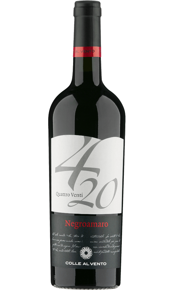 Image of Colle al Vento 4/20 Negroamaro Salento IGP 2021