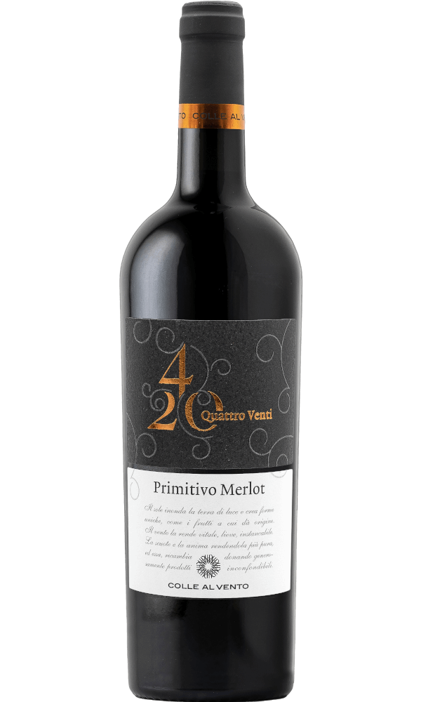 Image of Colle al Vento 4/20 Primitivo/Merlot Puglia IGP 2021