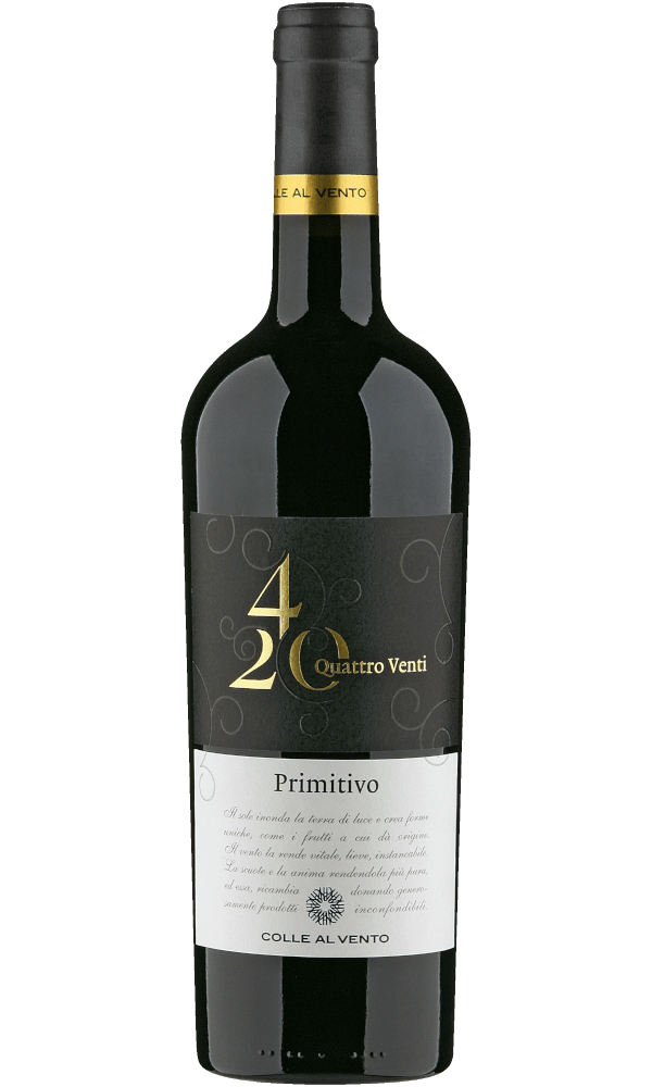 Image of Colle al Vento 4/20 Primitivo Salento IGP 2021