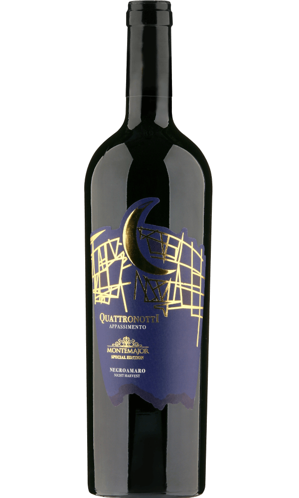 Image of Montemajor Quattronotti Negroamaro Night Harvest Salento IGT Appassimento 2021