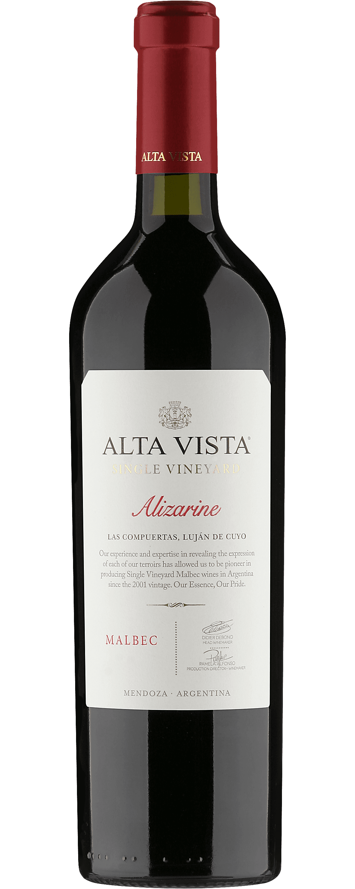 Alizarine Single Vinyard Malbec Mendoza