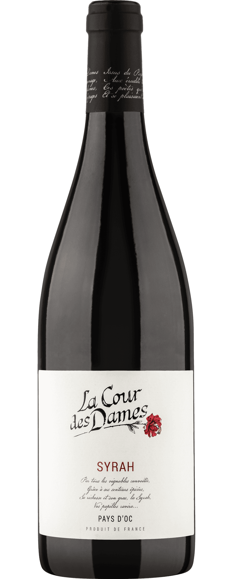 La Cour des Dames Syrah  Pays d'Oc IGP